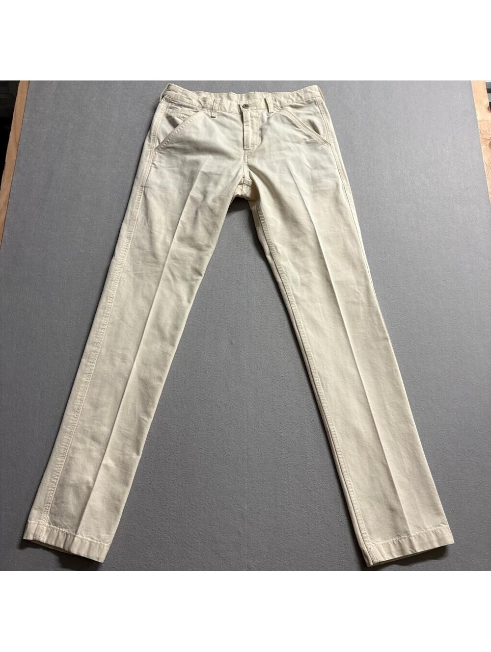 Gap 1969 Slim Fit Chino Pants Mens 30x34 Beige Cotton Twill Khakis